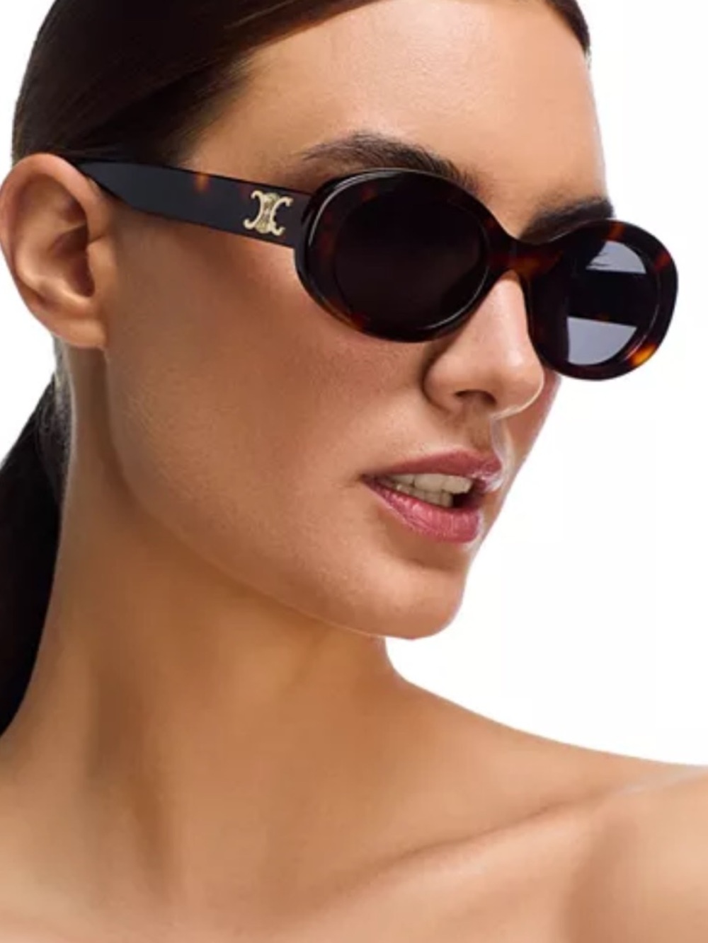 Celine Triomphe oval sunglasses